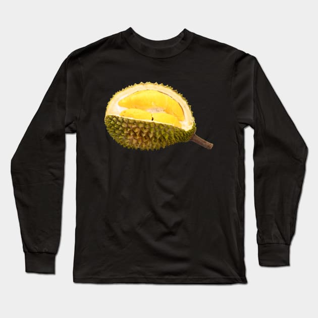 The Amazing Durian King of Fruits Long Sleeve T-Shirt by TGKelly